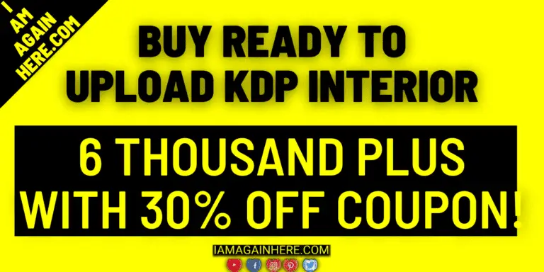 Buy Kdp Interiors | Where to Buy Kdp Interior Ready to Upload!