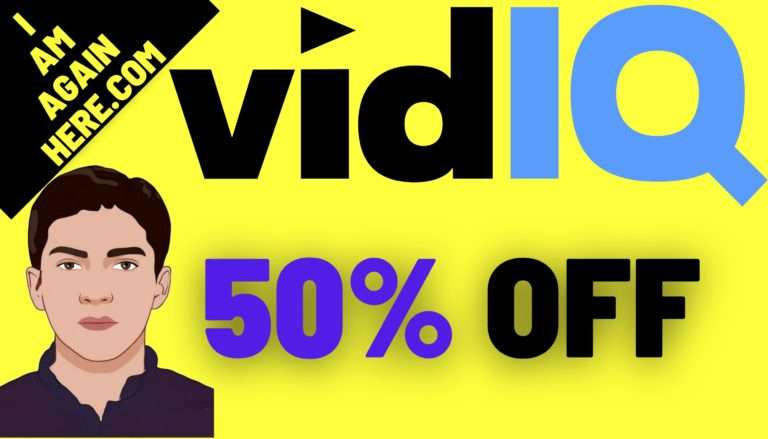 VidIQ Coupon Code Verified | 50% OFF | Limited time only 2022